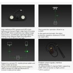 SIYI VD30 Fernbedienung Landwirtschaft licher Pflanzens chutz Aero modelling Drone FPV Multi-Rotor Mapping Digital Transmission